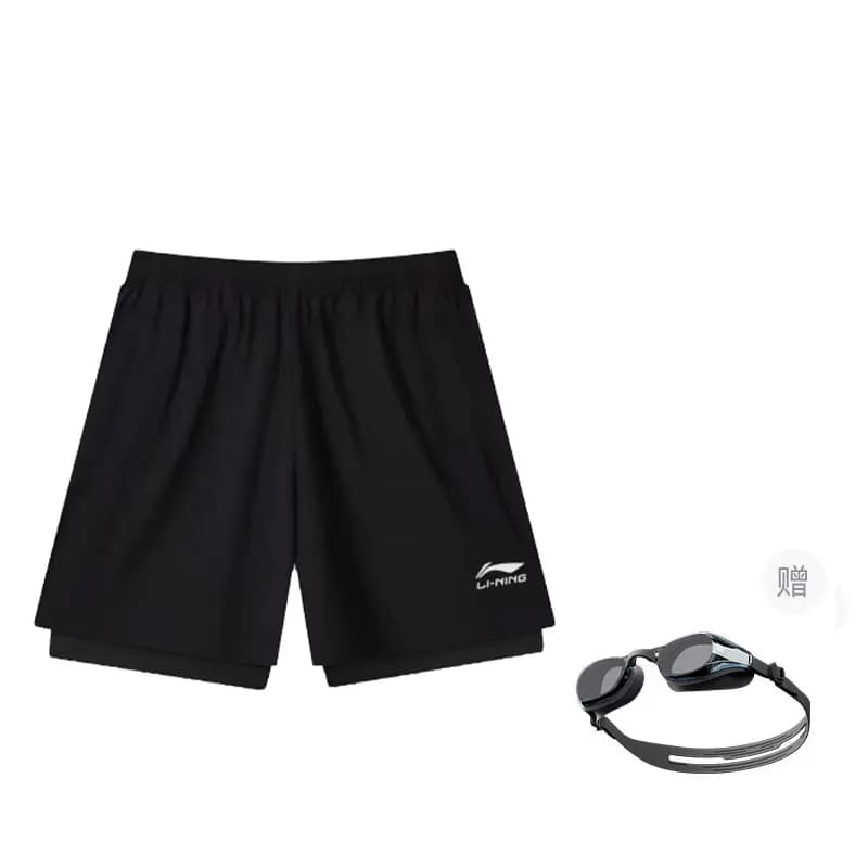 LiNing Unisex Üzgüçülük Şortu Qara 20