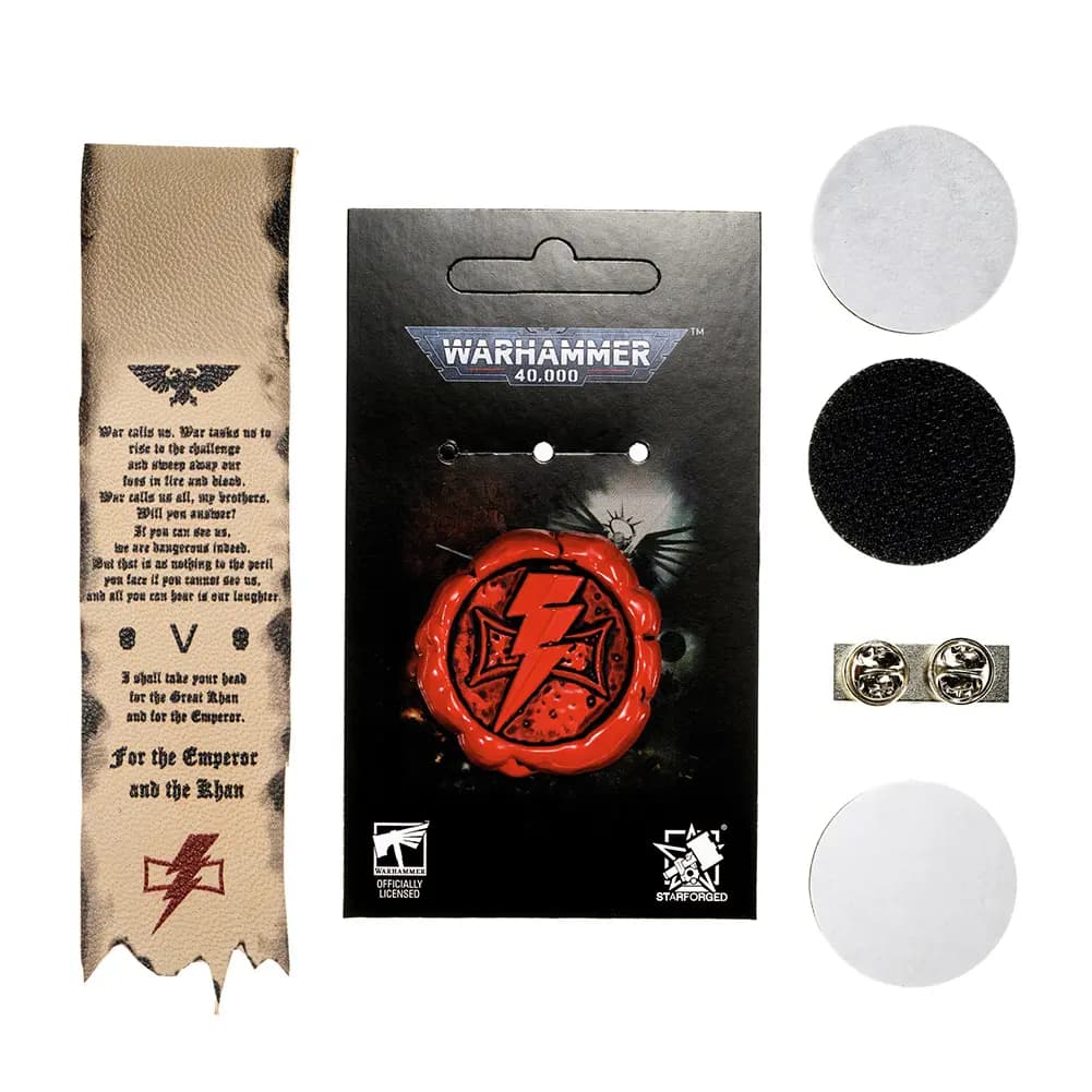 STARFORGED White Scar Pure Seal Starforged Warhammer 40K Badges
