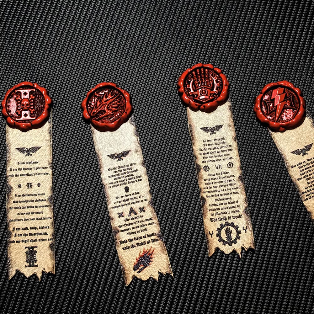 STARFORGED White Scar Pure Seal Starforged Warhammer 40K Badges 5