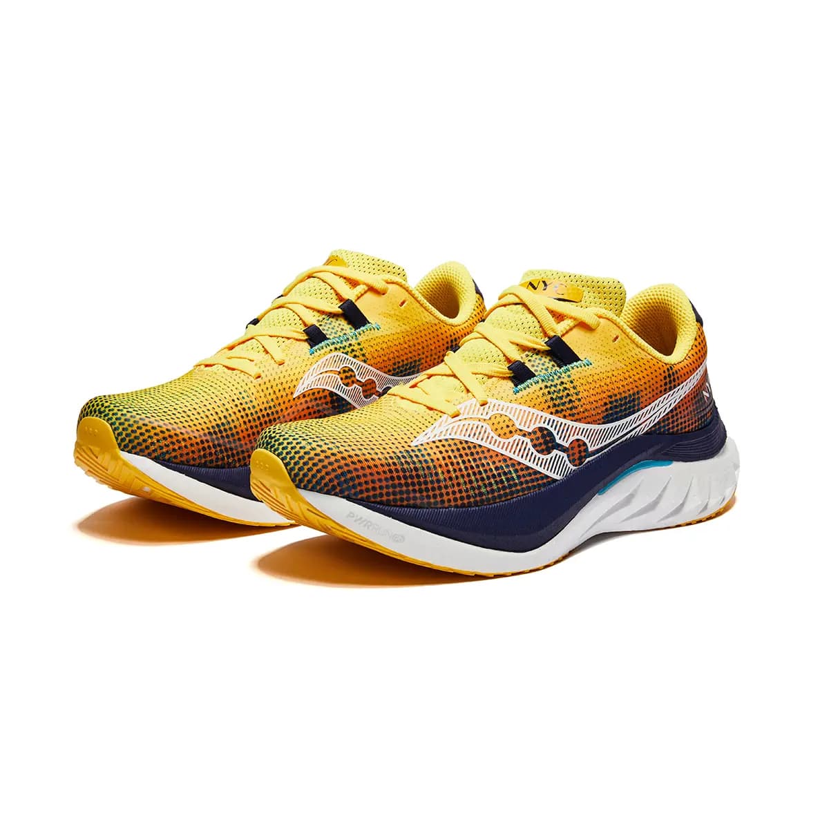 Saucony Kişi Qaçış Ayaqqabısı Sarı/Ağ/Mavi 3