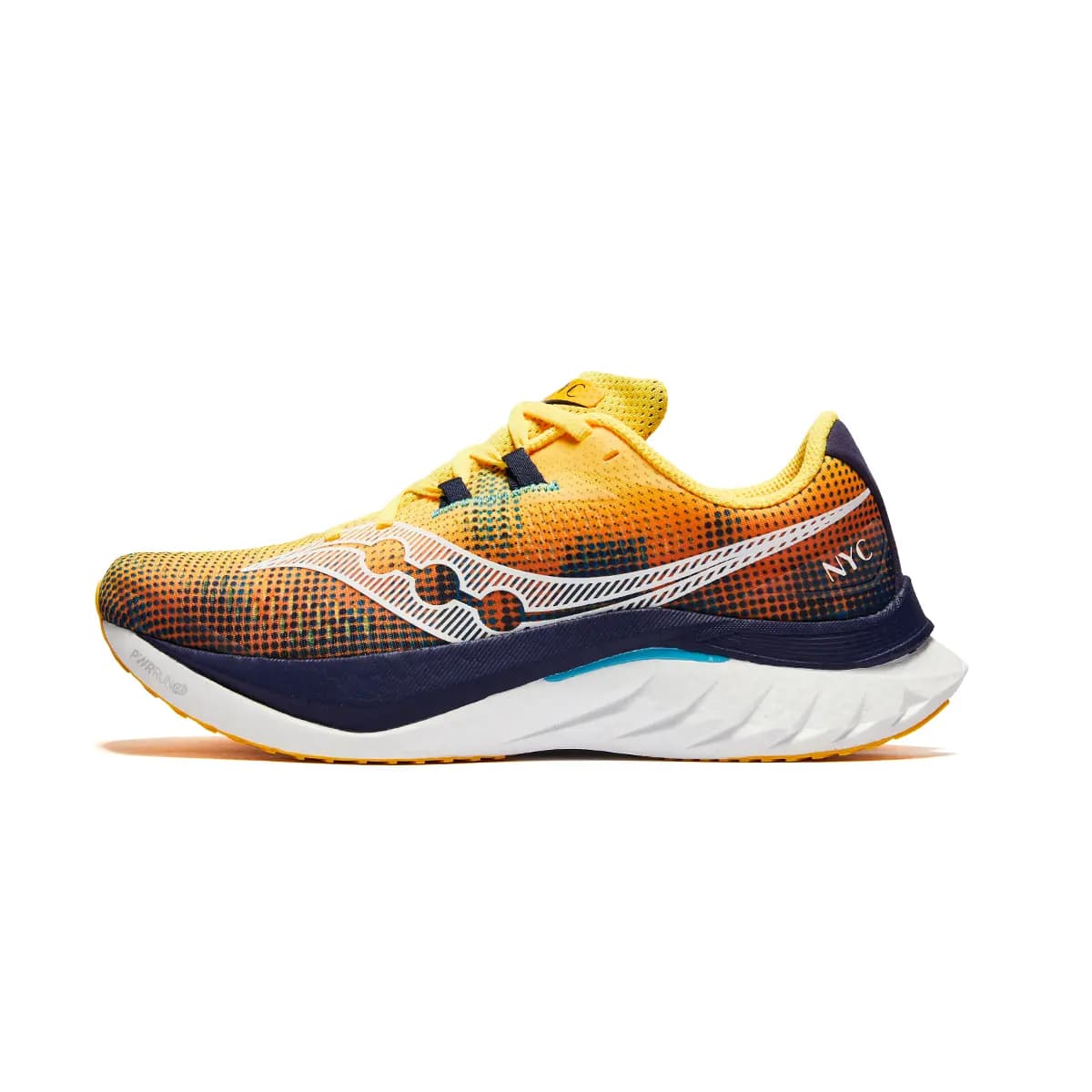 Saucony Kişi Qaçış Ayaqqabısı Sarı/Ağ/Mavi