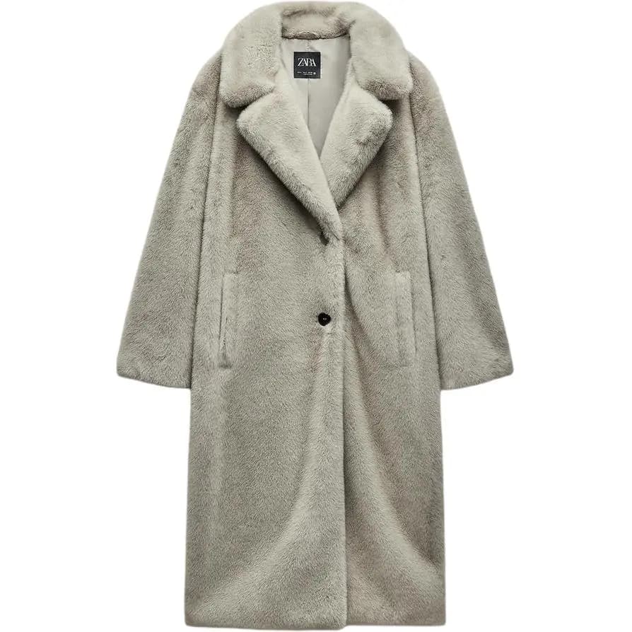 ZARA Halloween Limited Edition Palto Qadın Boz