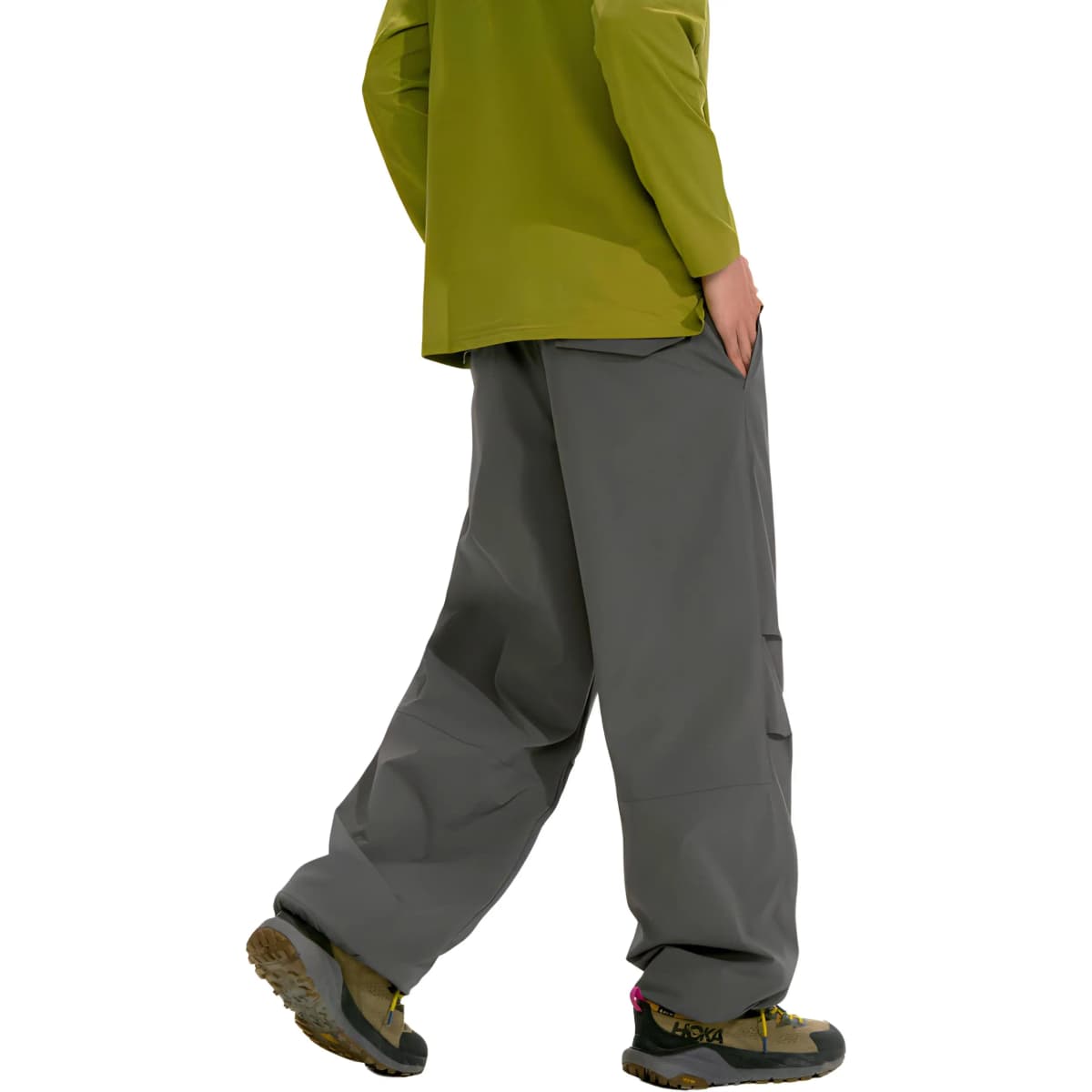 NOTHOMME Outdoor 5A Antibacterial Triple-Proof Solid Color Paratrooper Pants Loose Warm Fleece-Lined Casual Pants Unisex 5
