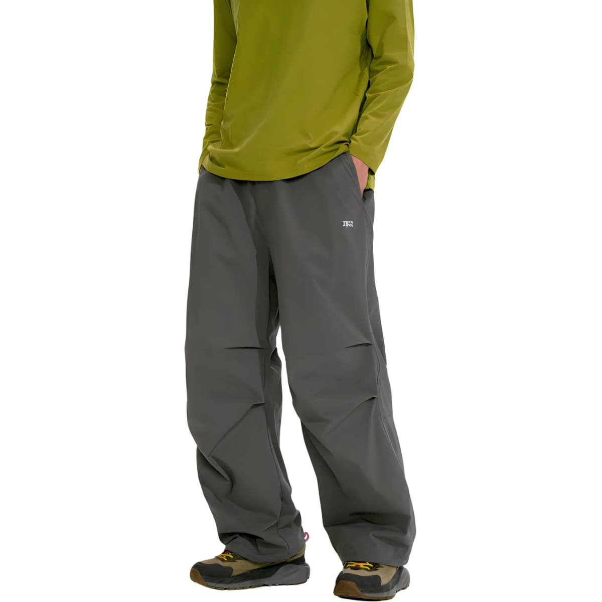 NOTHOMME Outdoor 5A Antibacterial Triple-Proof Solid Color Paratrooper Pants Loose Warm Fleece-Lined Casual Pants Unisex 3