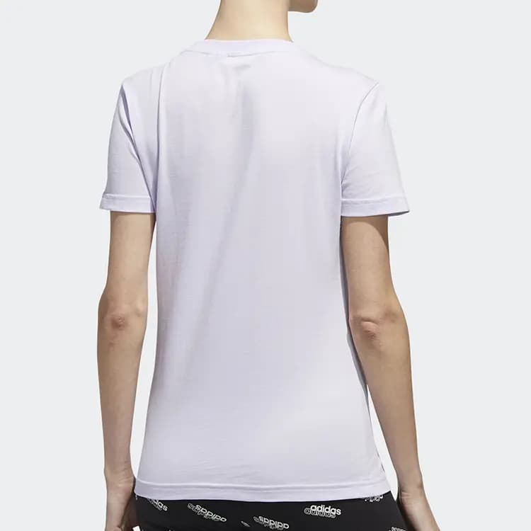Adidas Qadın T-Shirt Bənövşəyi/Gümüşü 4