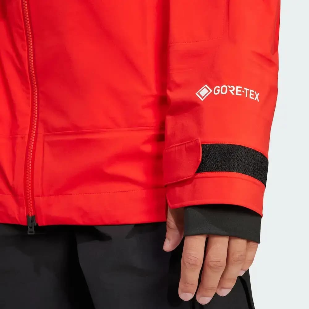 adidas FW24 XPERIOR GORE-TEX 3L Kişi Xizək Gödəkçəsi Qırmızı 4