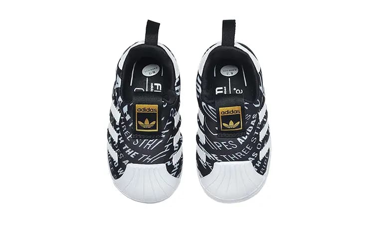 Baby adidas Originals Superstar 360 I İdman Ayaqqabısı Qara/Ağ/Qızılı 3