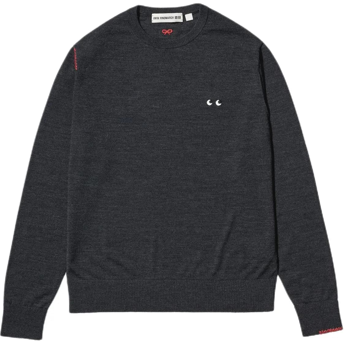Anya Hindmarch X UNIQLO Qadın Sviter Tünd Boz