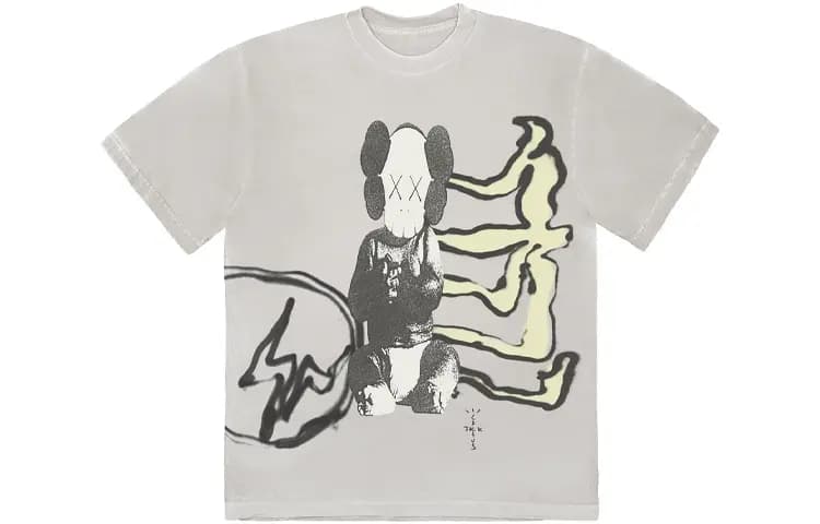 Travis Scott Cactus Jack + Kaws For Fragment Köynək