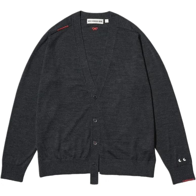 Anya Hindmarch X UNIQLO Qadın Sviteri Tünd Boz