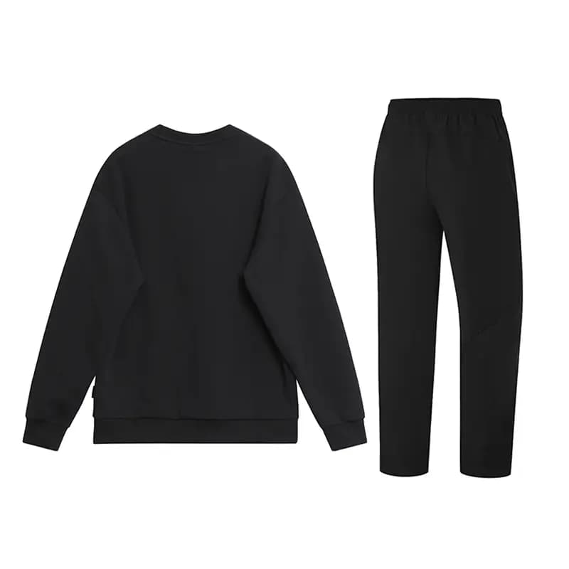 LiNing Unisex İdman Geyimi Dəsti Qara 2