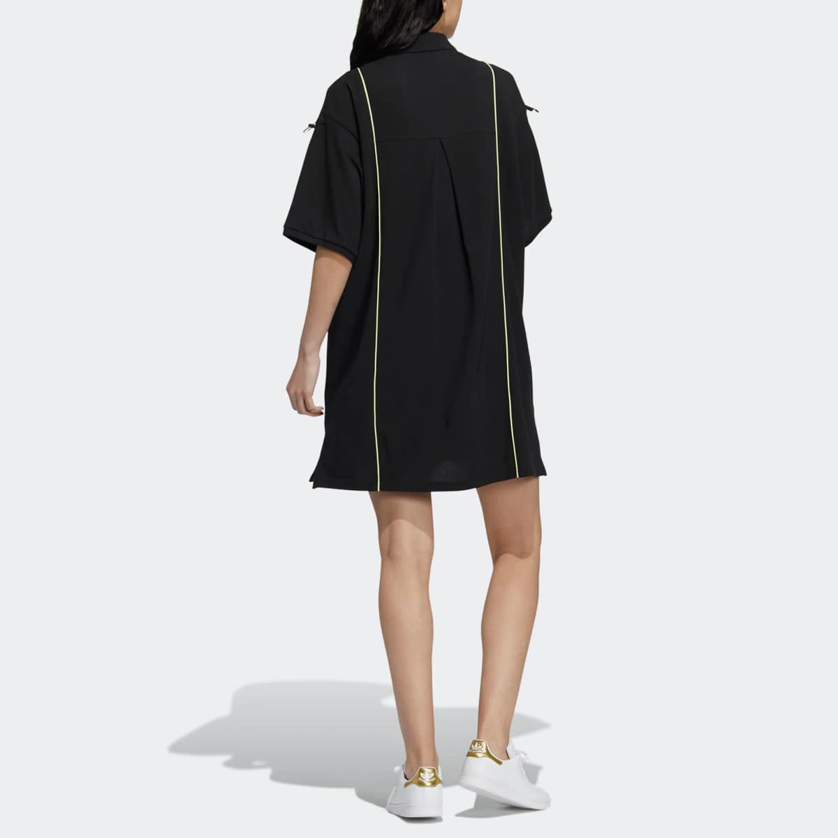 adidas Originals Next Gen Polo Yaxa Qadın Donu Qara 3