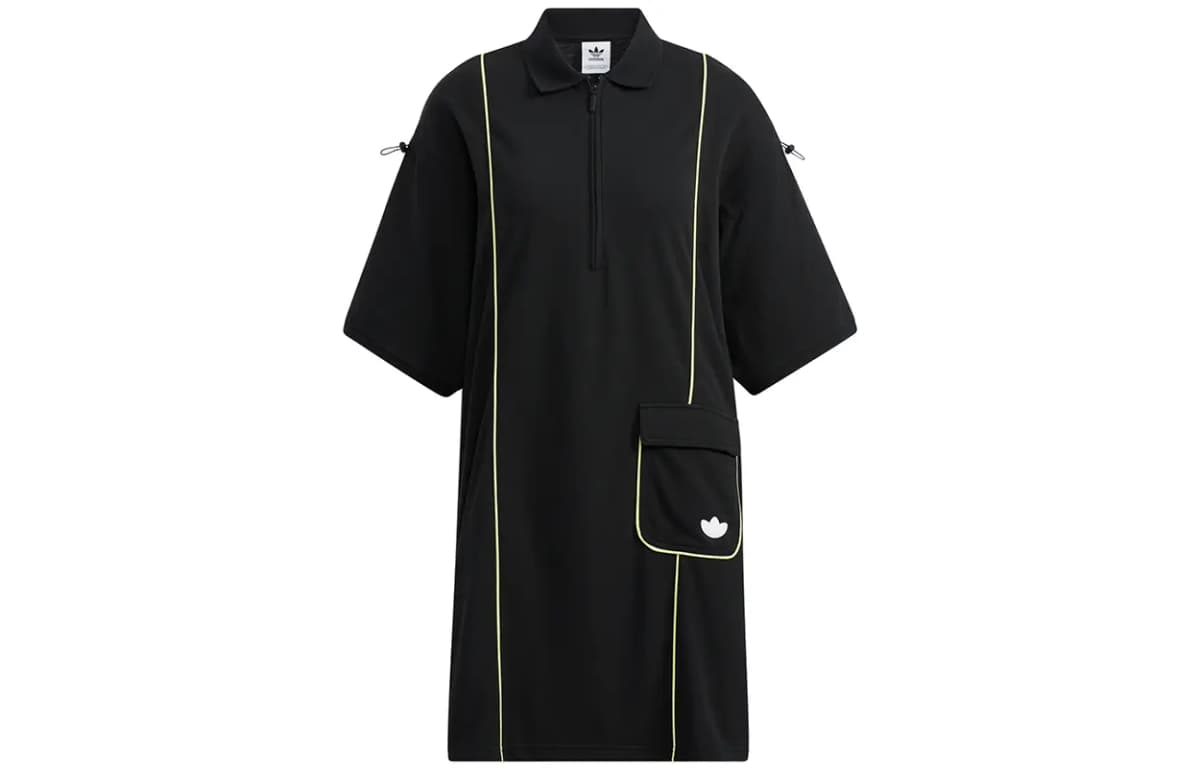 adidas Originals Next Gen Polo Yaxa Qadın Donu Qara