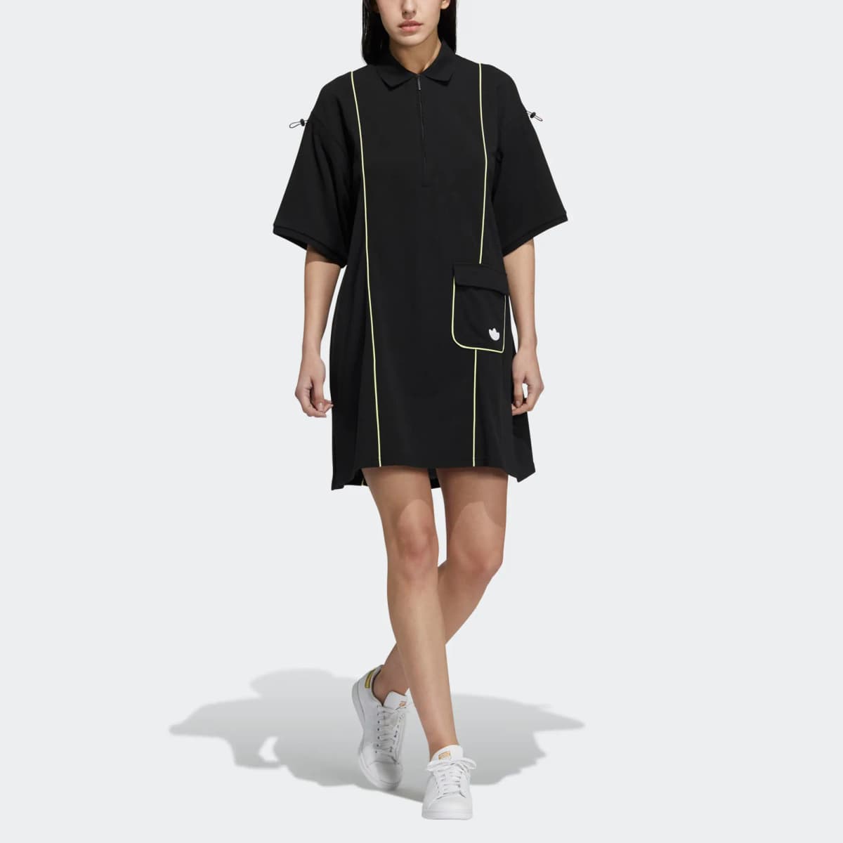 adidas Originals Next Gen Polo Yaxa Qadın Donu Qara 2