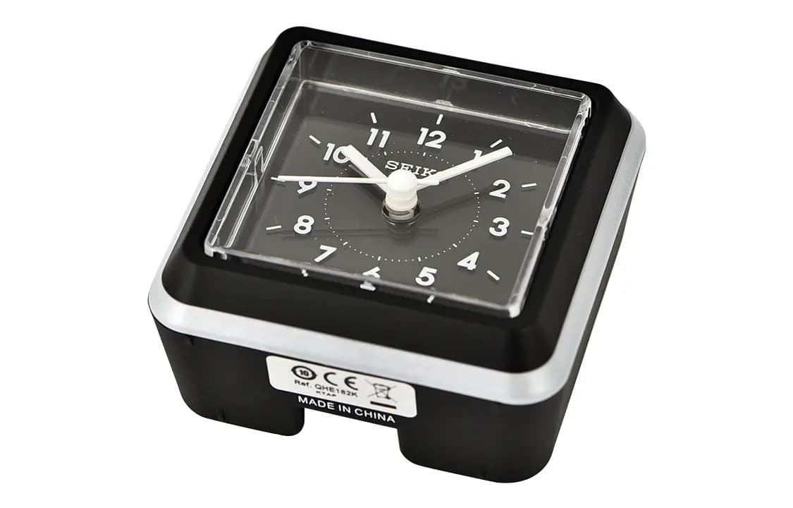 SEIKO Zəngli Saat Unisex Qara 3