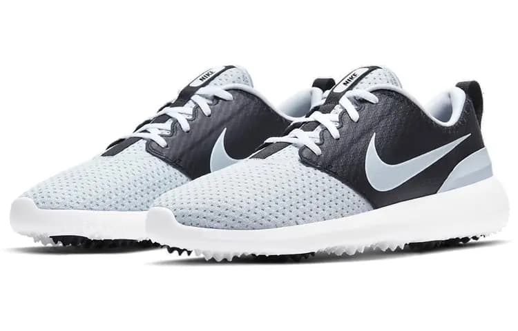 Nike Roshe G Cushioned Anti-Slip Wear-Resistant Low-Top Golf Shoes Men's Black Gray 3