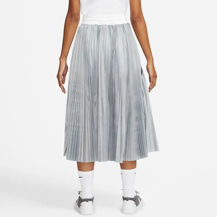 Sacai X Nike Casual Long Skirts Women's Gray 5