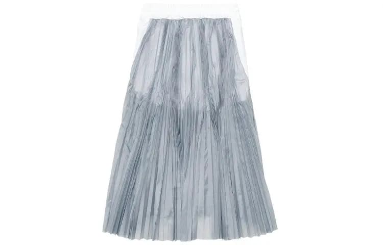 Sacai X Nike Casual Long Skirts Women's Gray 2