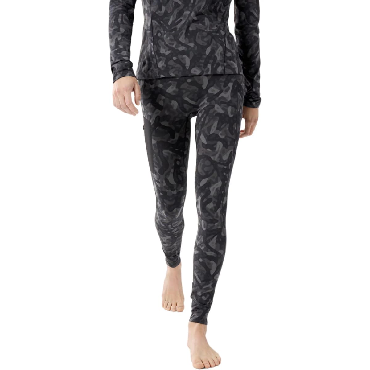 Arcteryx RHO FW24 Rho LT Bottom Print Women's Leggings Women's Black 2