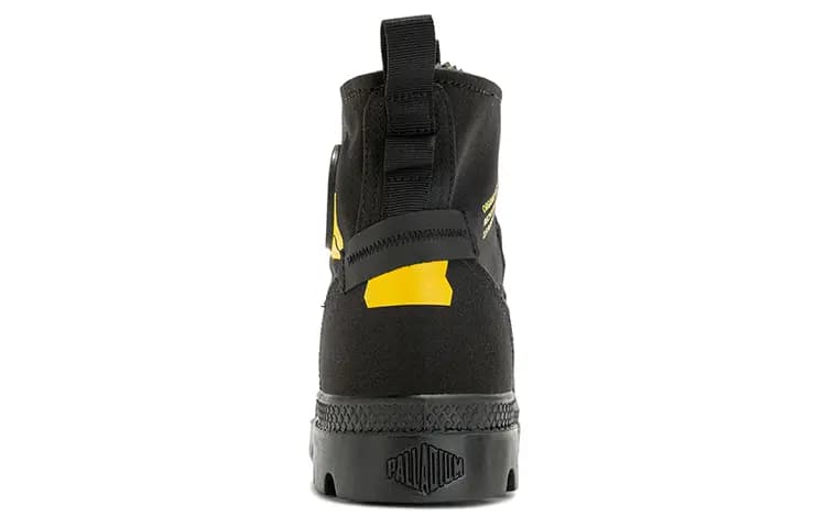 Palladium Pampa High-Top Unisex Kətan Ayaqqabı Qara 3