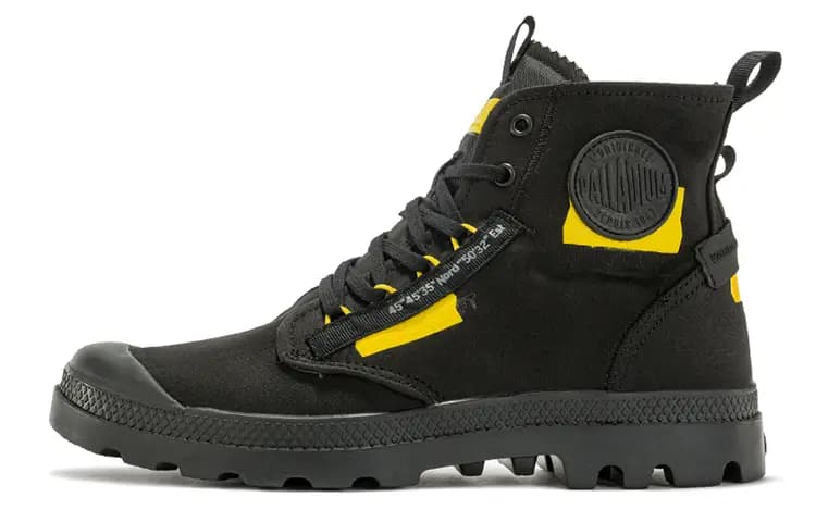 Palladium Pampa High-Top Unisex Kətan Ayaqqabı Qara