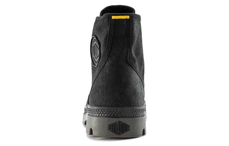 Palladium Pampa Hi Wax Unisex Kətan Ayaqqabı Qara 4
