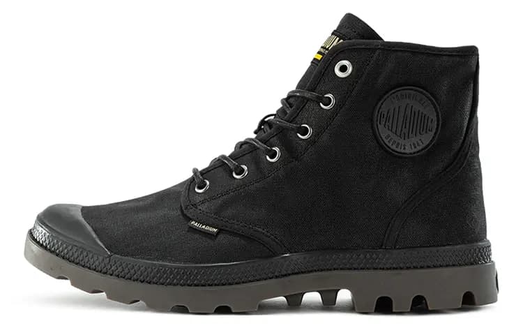 Palladium Pampa Hi Wax Unisex Kətan Ayaqqabı Qara