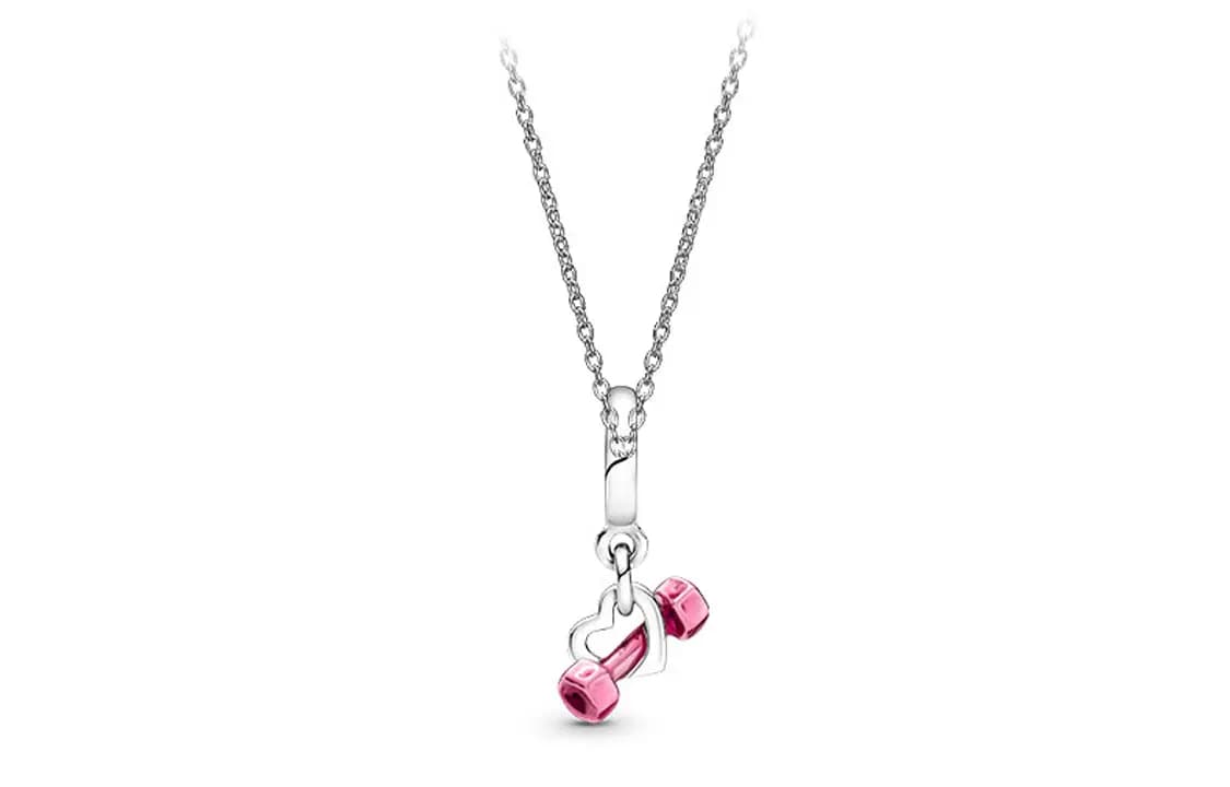 Pandora Love Power Necklace Set Women's Pink