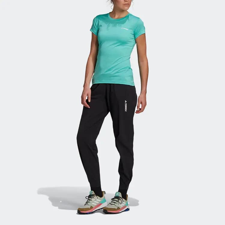 adidas Logo Outdoor Qadın Şalvar Qara 4