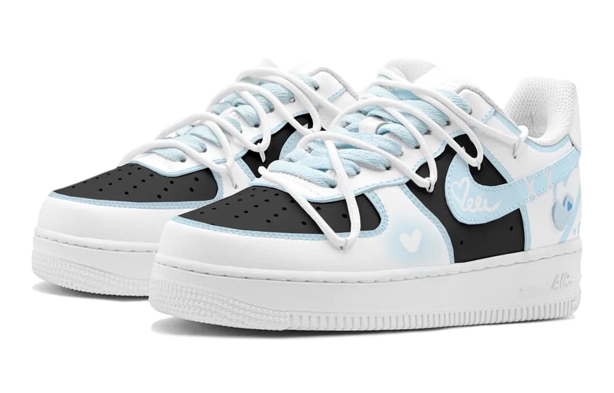 Nike Air Force 1 Uşaq İdman Ayaqqabısı Black 4