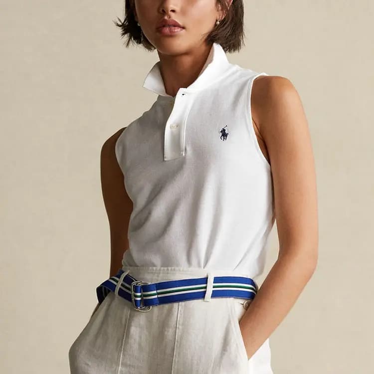 Polo Ralph Lauren Qadın Polo Köynəyi Ağ 4