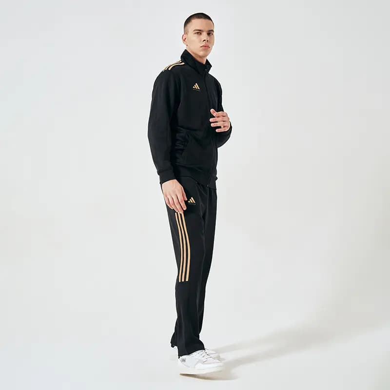 Adidas Unisex İdman Geyimi Qara/Qızılı 3