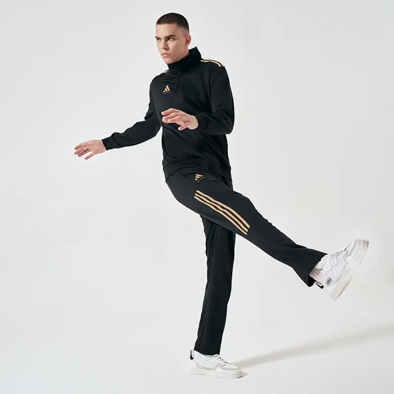 Adidas Unisex İdman Geyimi Qara/Qızılı 2