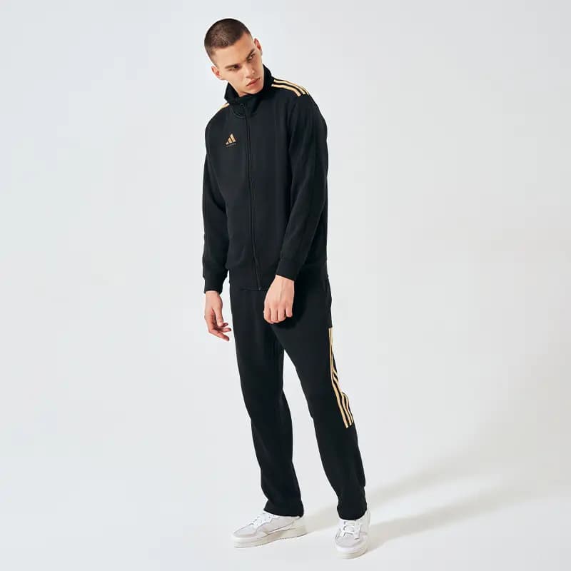 Adidas Unisex İdman Geyimi Qara/Qızılı 5