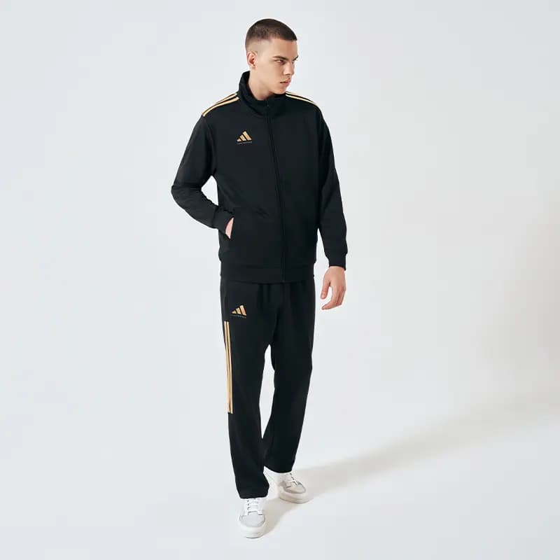 Adidas Unisex İdman Geyimi Qara/Qızılı 6