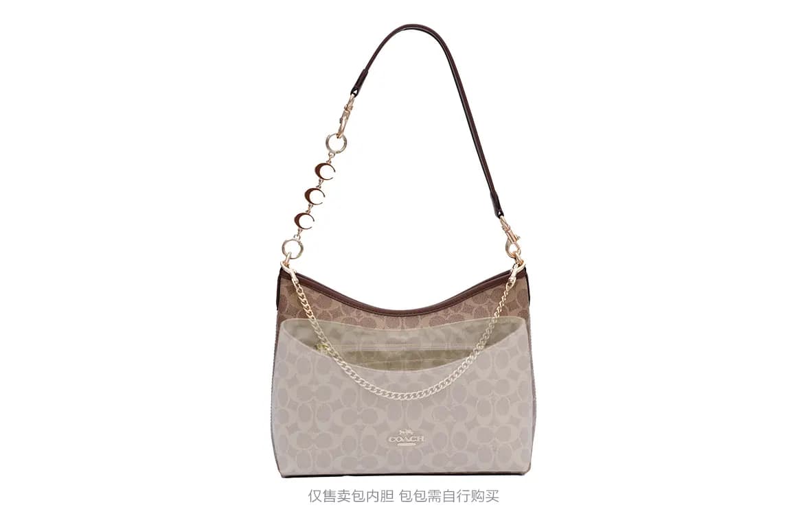 Lanbaofan COACH Laurel 31 Hobo Maple Bag Strap Extension Chain Unisex Qızılı 45