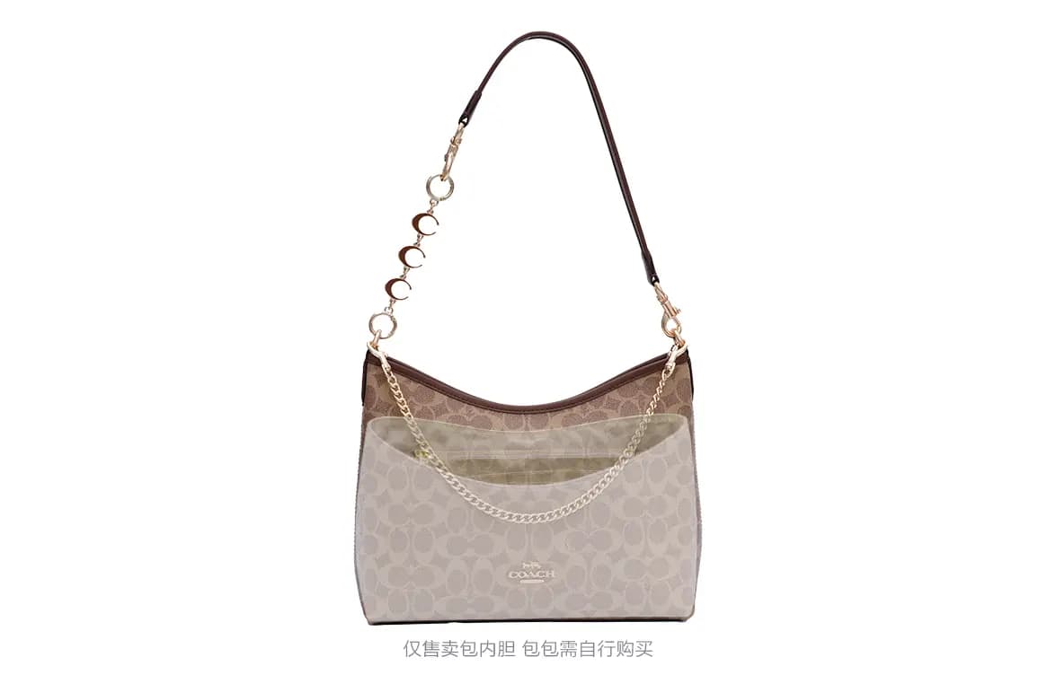 Lanbaofan COACH Laurel 31 Hobo Maple Bag Strap Extension Chain Unisex Qızılı 53