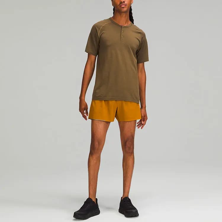 lululemon Surge Series Lined Solid Color Stretch Support Fitted Straight-Leg Shorts Men's 7