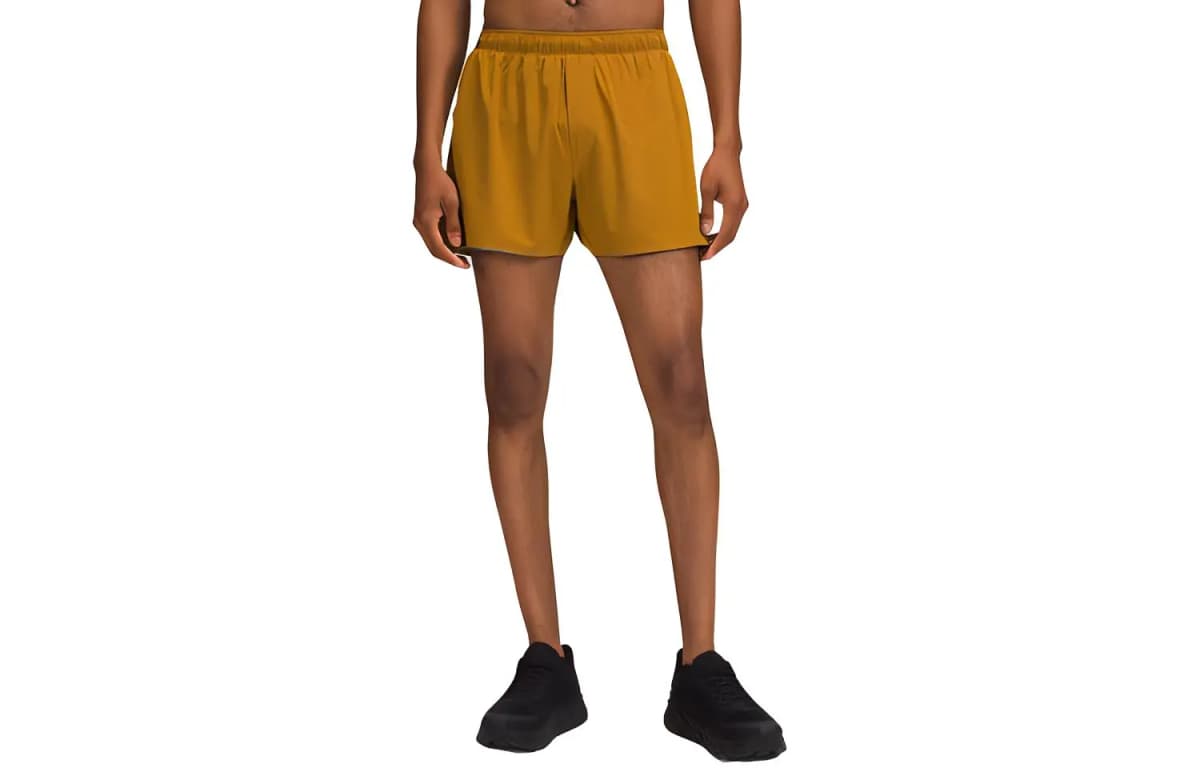 lululemon Surge Series Lined Solid Color Stretch Support Fitted Straight-Leg Shorts Men's 6