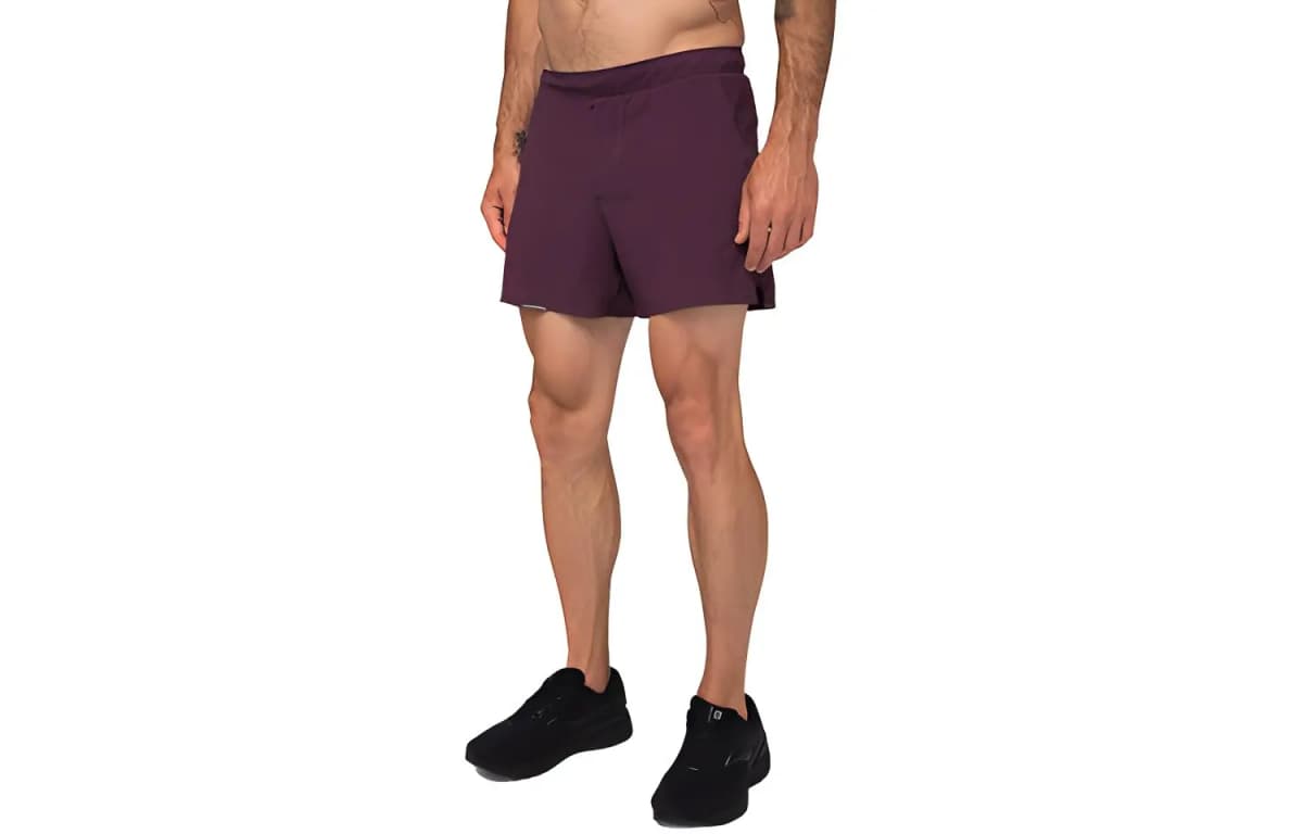 lululemon Surge Series Lined Solid Color Stretch Support Fitted Straight-Leg Shorts Men's 4