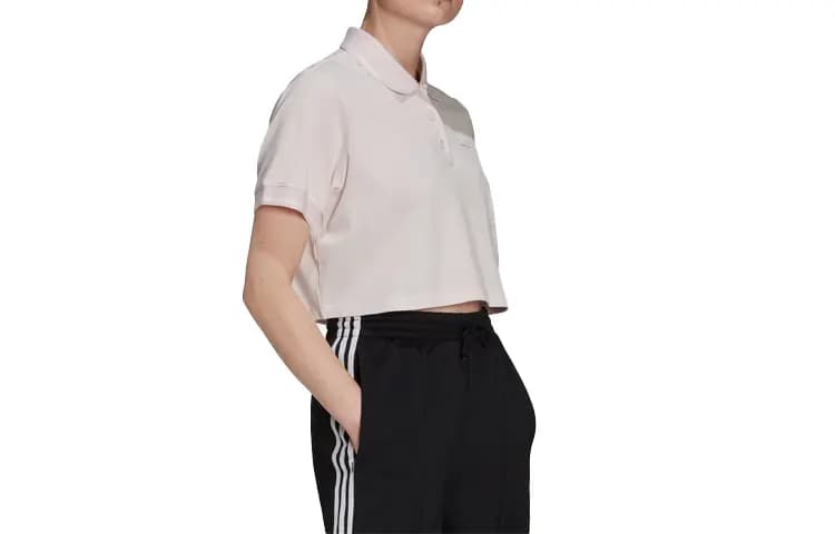 Adidas Originals Polo Shirts Women's Pearl Crystal Purple 3