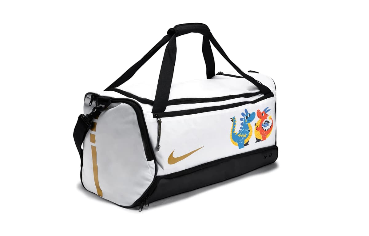 Nike Hoops Elite 811 İdman Çantası Ağ/Qara 26