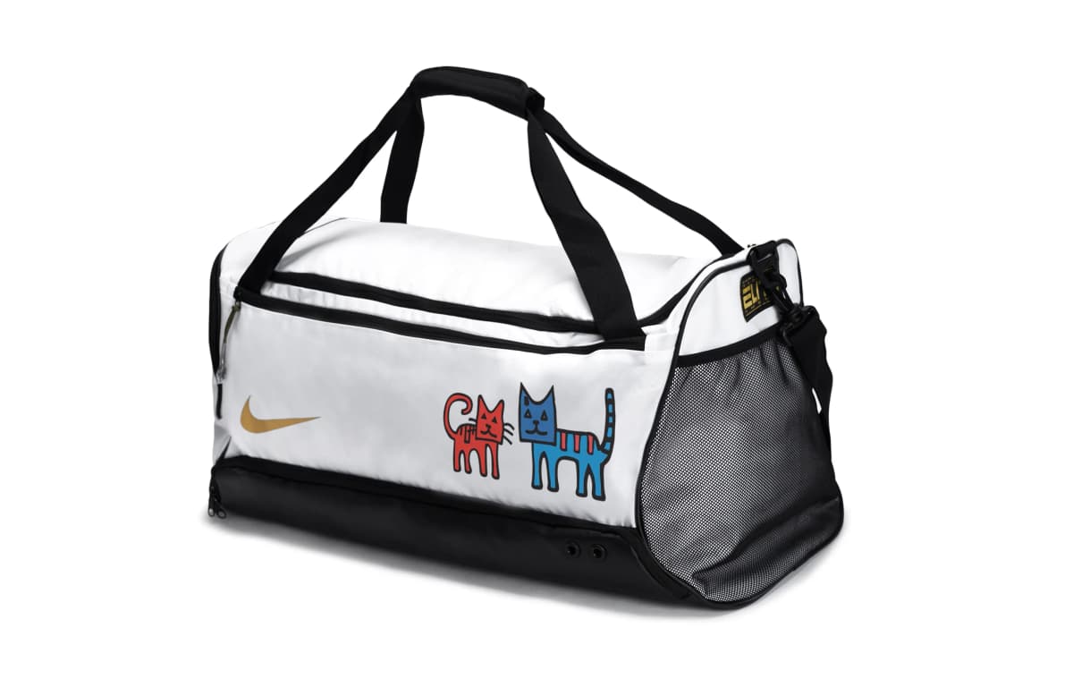 Nike Hoops Elite 811 İdman Çantası Ağ/Qara 28