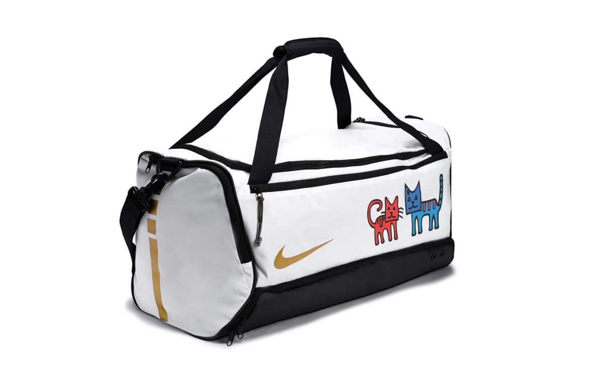 Nike Hoops Elite 811 İdman Çantası Ağ/Qara 29