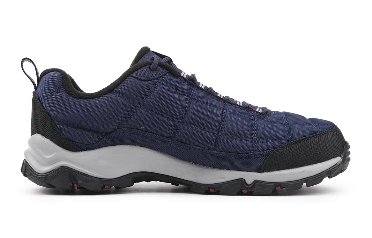Columbia Cushioned Anti-Slip Wear-Resistant Impact-Resistant Lightweight Warm Low-Top Hiking Shoes Men's Navy Blue 2