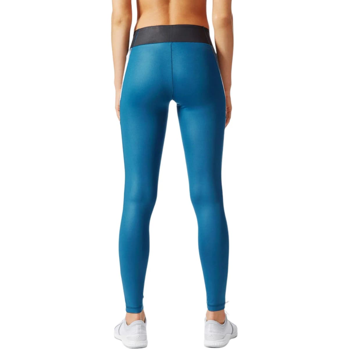 adidas Ultimate Fashion Comfortable Soft Skin-Friendly Leggings Women's Blue 4