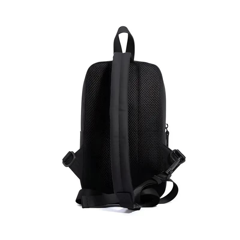 GUESS FRANCO Fashion Casual Trendy Versatile Synthetic Leather Chest Bag Small Unisex Black 4