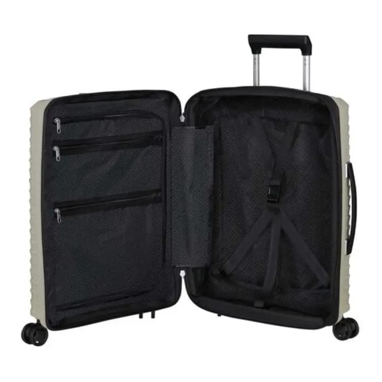 SAMSONITE Large Capacity Expandable Logo Polypropylene Suitcase 20 Inch Unisex Warm Neutral 6