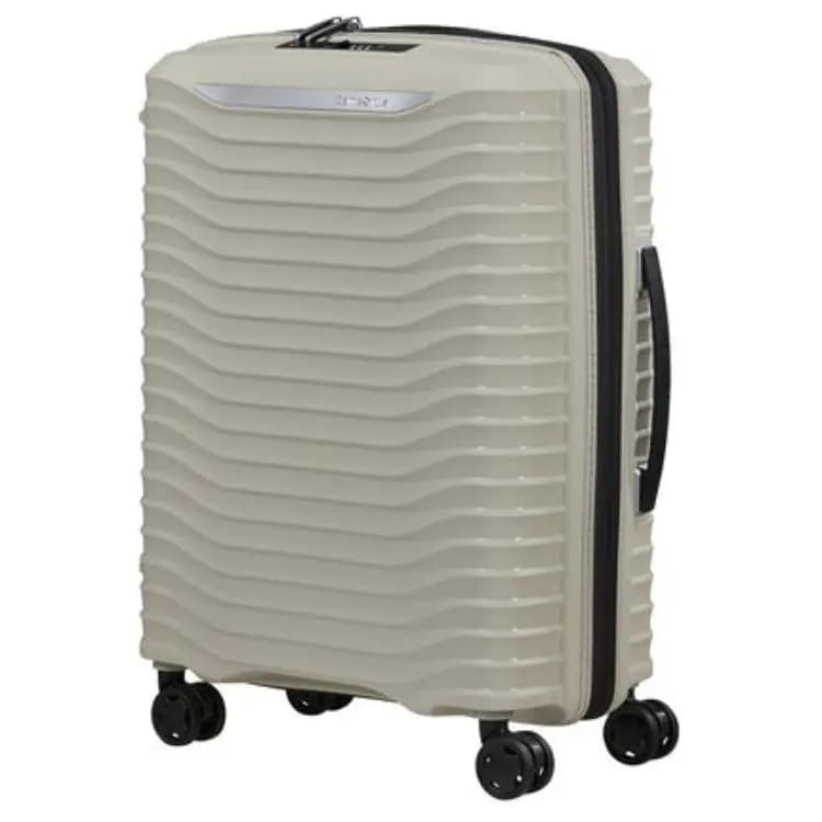 SAMSONITE Large Capacity Expandable Logo Polypropylene Suitcase 20 Inch Unisex Warm Neutral 2