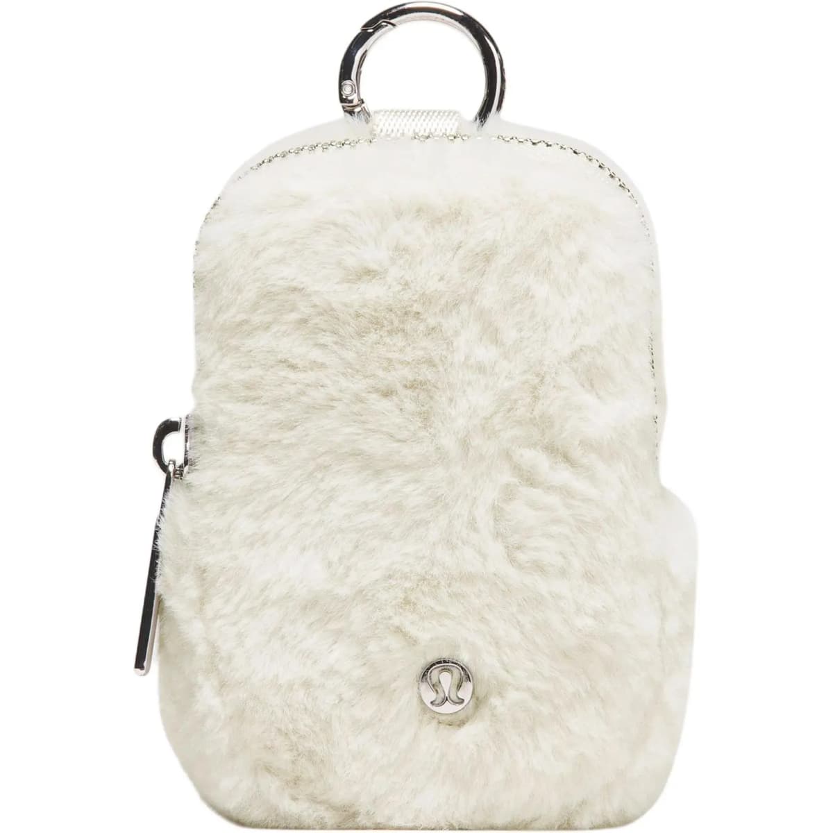 lululemon Clippable Fleece Çanta Unisex Ağ/Gümüşü